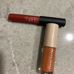 Lip mini duo: NARS Lip pencil and Fenty Beauty Gloss Set